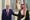 Donald Trump and Crown Prince Mohammed bin Salman smile and gesture during a meeting at the Royal Palace in Riyadh, Saudi Arabia, on May 13, 2025.
